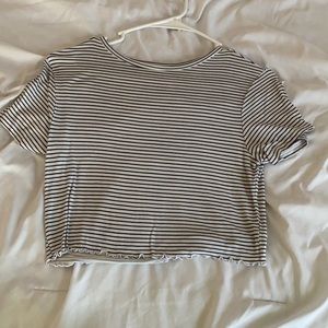 Pacsun Basic Baby Lettuce Trim Tee